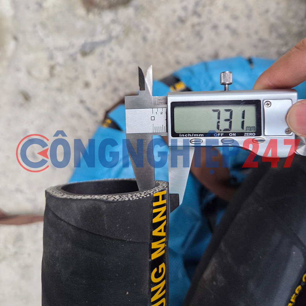 Ống cao su bố vải phi 50 - Ảnh 5