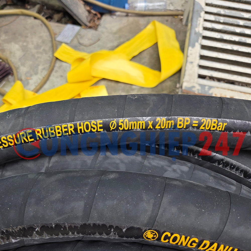 Ống cao su bố vải phi 50 - Ảnh 6
