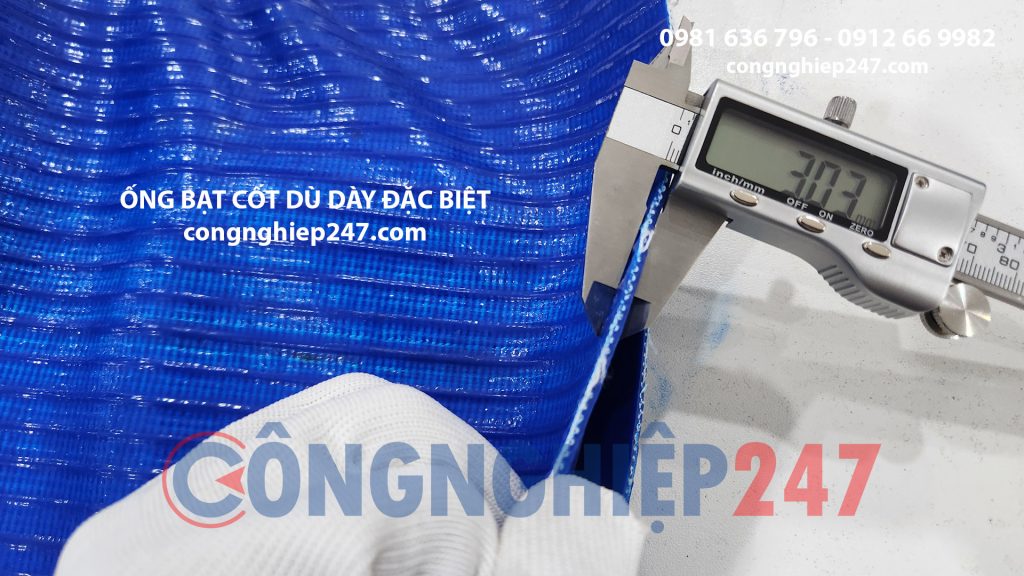 Ống bạt cốt dù dày đặc biệt