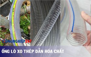 Ống lò xo thép dẫn hóa chất