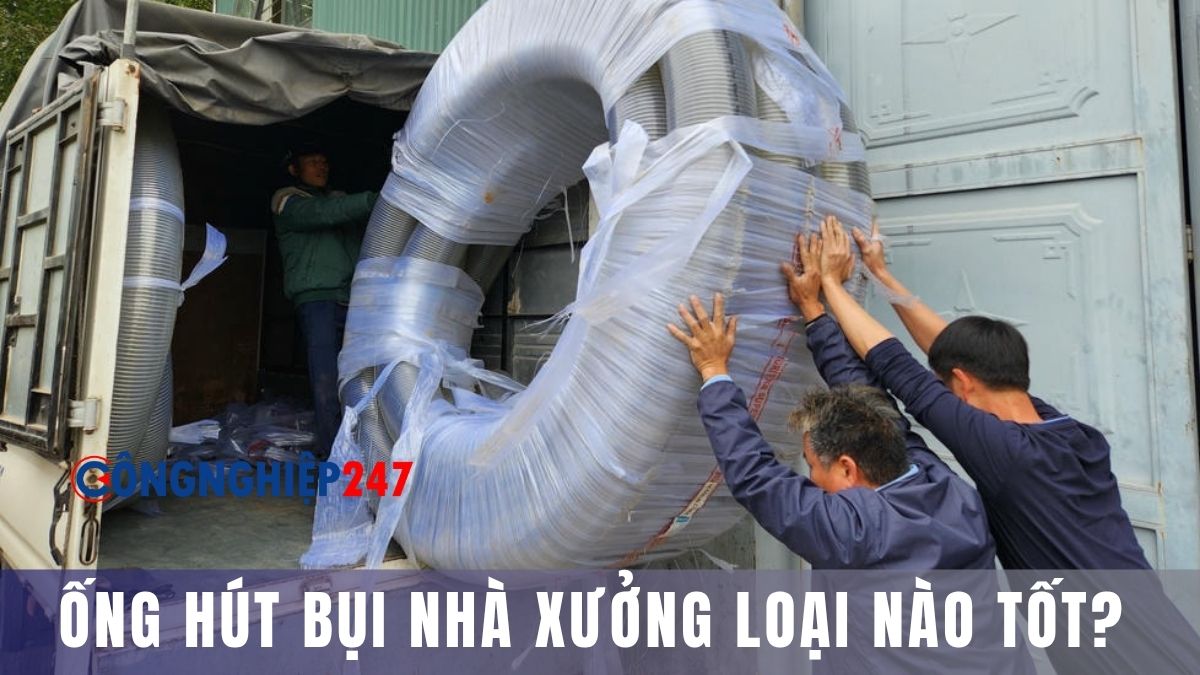 Ống hút bụi nhà xưởng